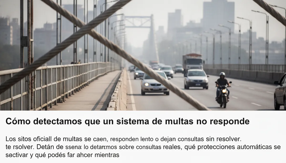 Cómo detectamos que un sistema de multas no responde — Multas y Deudas | patente.ar